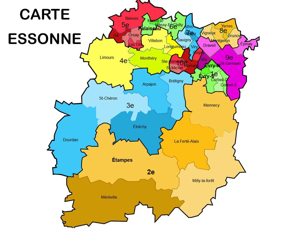 რუკა Essonne