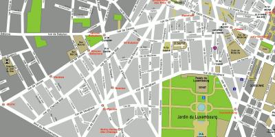 რუკა, მე-6 arrondissement პარიზში
