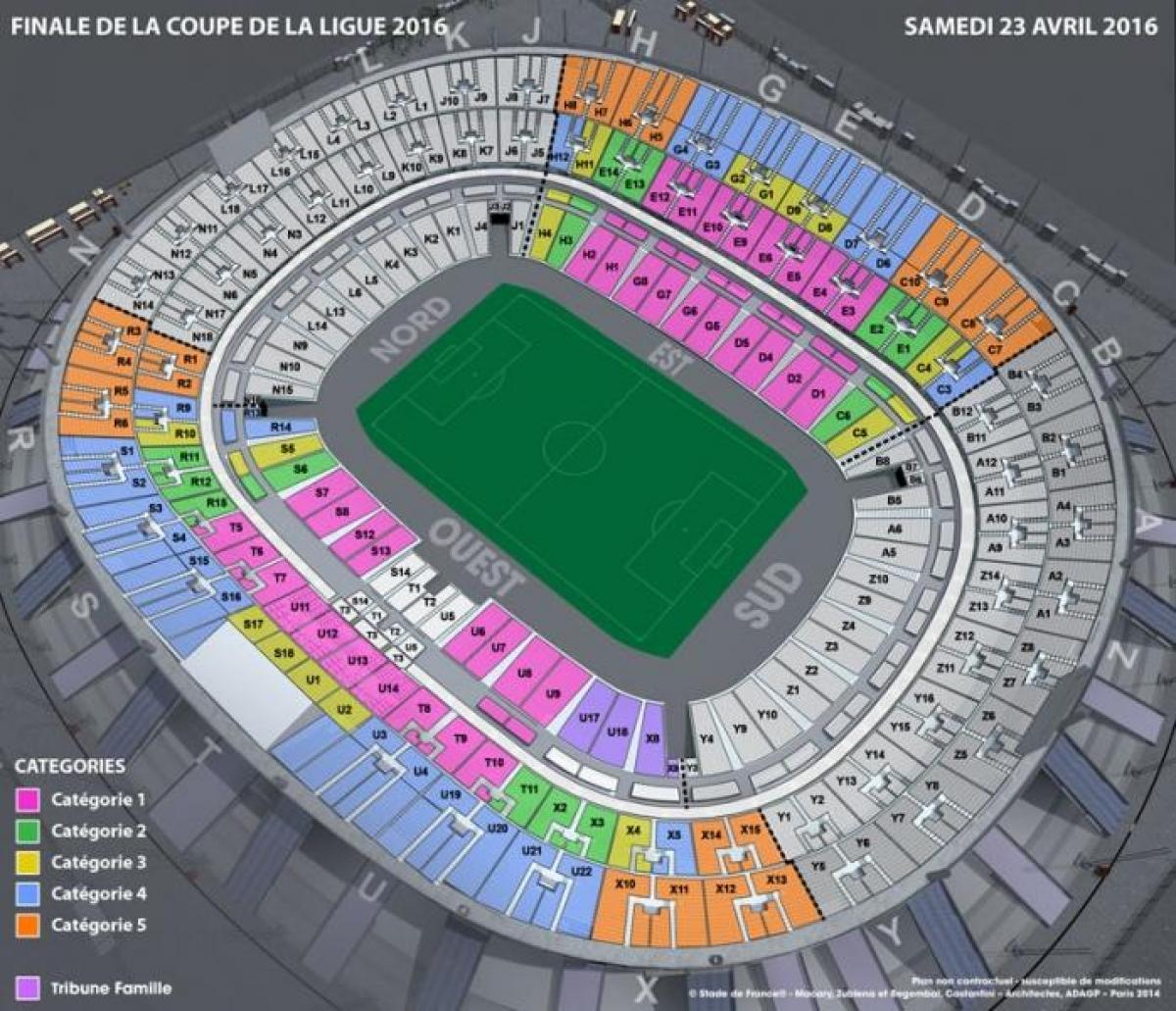 რუკა Stade de France Soccer