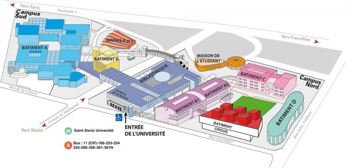 რუკა უნივერსიტეტი პარიზში, მე-8