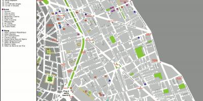 რუკა მე-11 arrondissement პარიზში
