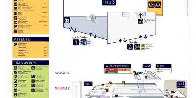 რუკა Gare ბინაში დარბაზი 3