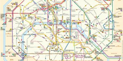 რუკა RATP ავტობუსი