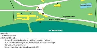 რუკა San Salvadour საავადმყოფოს