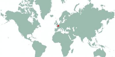 რუკა პარიზის მსოფლიო რუკაზე